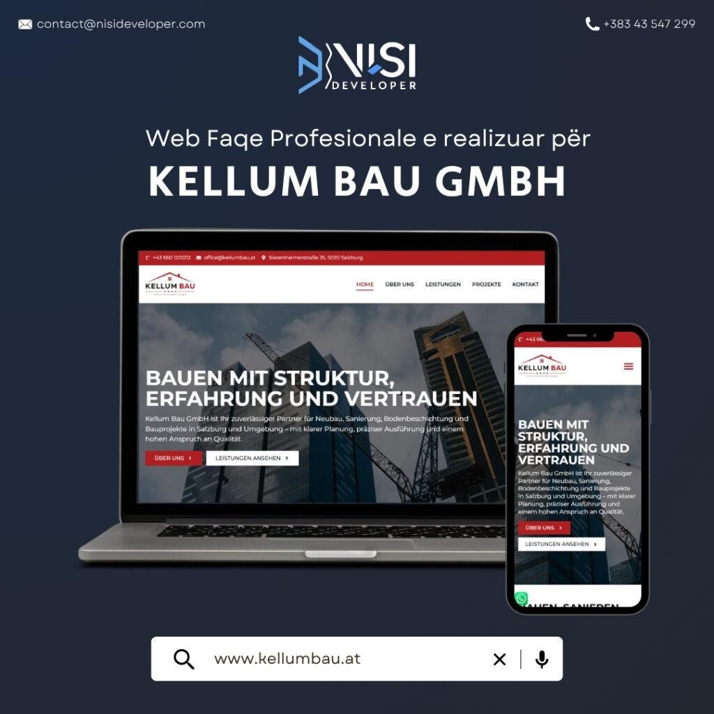 NISI Developer Website for Kellum Bau GmbH - NISI Developer