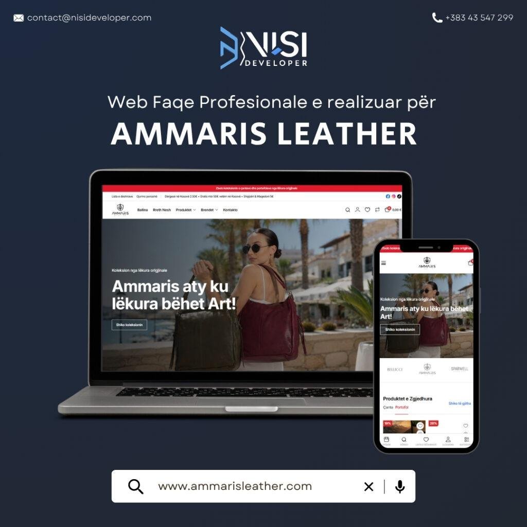 NISI Developer Website for Ammaris Leather - NISI Developer